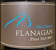 Flanagan 2021 Platt Vineyard Pinot Noir