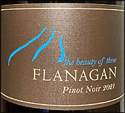 Flanagan 2021 The Beauty of Three Pinot Noir