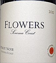 Flowers 2012 Sonoma Coast Pinot Noir