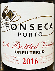Fonseca 2016 Late Bottled Port Unfiltered