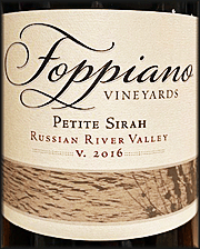 Foppiano 2016 Petite Sirah