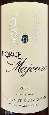 Force Majeure 2018 Estate Cabernet Sauvignon