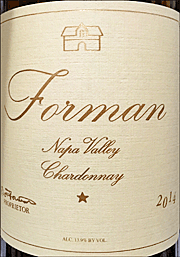 Forman 2014 Chardonnay