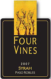 Four Vines 2007 Paso Robles Syrah