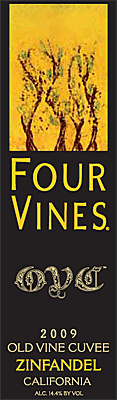 Four Vines 2009 Old Vines Cuvee Zinfandel