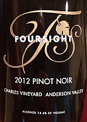 Foursight 2012 Charles Vineyard Pinot Noir