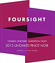 Foursight 2013 Unoaked Pinot Noir