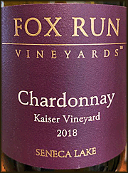 Fox Run 2018 Kaiser Chardonnay