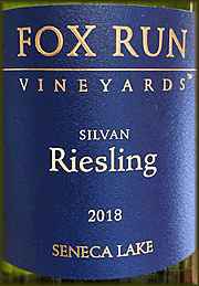 Fox Run 2018 Silvan Riesling