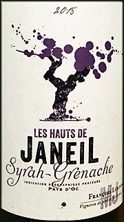2015 Les Hauts De Janeil Syrah-Grenache