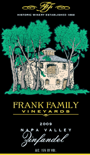 Frank Family 2009 Zinfandel Napa Valley