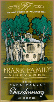 Frank Family 2010 Chardonnay