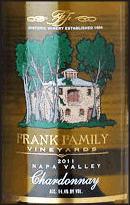 Frank Family 2011 Napa Valley Chardonnay
