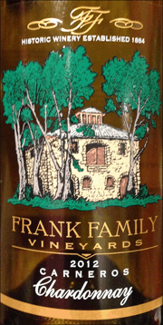 Frank Family 2012 Chardonnay