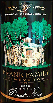 Frank Family 2016 Pinot Noir