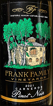 Frank Family 2021 Carneros Pinot Noir