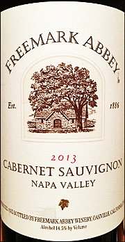 Freemark Abbey 2013 Napa Valley Cabernet Sauvignon