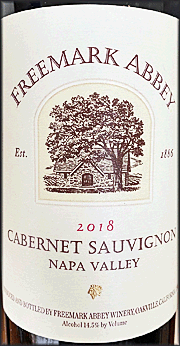 Freemark Abbey 2018 Napa Valley Cabernet Sauvignon