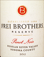 Frei Brothers 2012 Pinot Noir