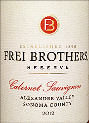 Frei Brothers 2012 Reserve Cabernet Sauvignon