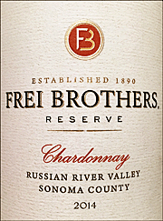Frei Brothers 2014 Reserve Chardonnay