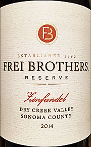 Frei Brothers 2014 Reserve Zinfandel