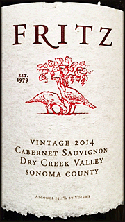 Fritz 2014 Cabernet Sauvignon