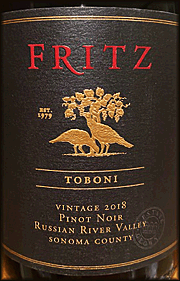 Fritz 2018 Toboni Pinot Noir