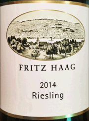 Fritz Haag 2014 Riesling