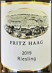 Fritz Haag 2019 Riesling
