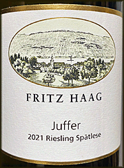Fritz Haag 2021 Juffer Spatlese Riesling
