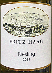 Fritz Haag 2021 Riesling