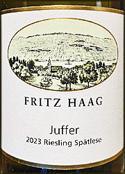 Fritz Haag 2023 Juffer Sonnenuhr Spatlese Riesling