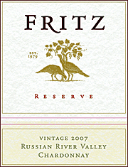 Fritz 2007 Reserve Chardonnay