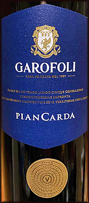 Garofoli 2017 PianCarda