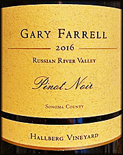 Gary Farrell 2016 Hallberg Pinot Noir