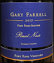 Gary Farrell 2017 Fort Ross Vineyard Pinot Noir