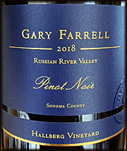 Gary Farrell 2018 Hallberg Pinot Noir