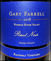 Gary Farrell 2018 Rochioli Pinot Noir