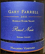 Gary Farrell 2021 Hallberg Vineyard Pinot Noir