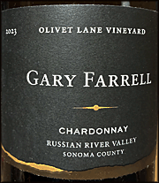 Gary Farrell 2023 Olivet Lane Vineyard Chardonnay
