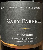 Gary Farrell 2023 Sebastopol Hills Pinot Noir