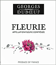Georges Duboeuf 2009 Fleurie Flower