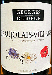Georges Duboeuf 2018 Beaujolais Villages Flower Label