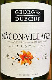 Georges Duboeuf 2018 Macon Villages Flower Label Chardonnay