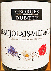 Georges Duboeuf 2020 Beaujolais-Villages Flower Label