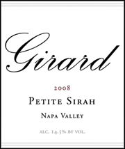 Girard 2008 Petite Sirah