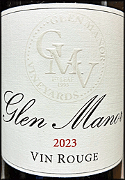 Glen Manor 2023 Vin Rouge