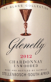 Glenelly 2012 Unwooded The Glass Collection Chardonnay