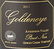 Goldeneye 2011 Gowan Creek Pinot Noir